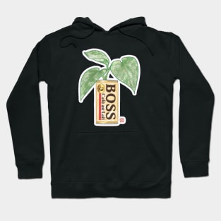 Pothos in a Boss Can Hoodie